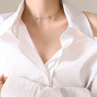 Mode Herz Geformt Halskette Weibliche Armband Titan Stahl Gold-überzogene Schmuck Set sku image 5