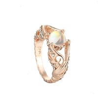 New Simple Female Inlaid White Diamond Alloy Ring Wholesale main image 5