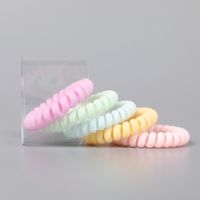 5-piece Boxed Gradient Frosted Line Elastic Hair Ring Hair Accessories main image 5