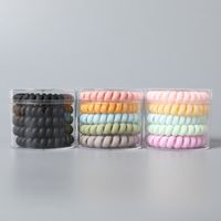 5-piece Boxed Gradient Frosted Line Elastic Hair Ring Hair Accessories main image 1