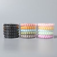 5-piece Boxed Gradient Frosted Line Elastic Hair Ring Hair Accessories main image 2