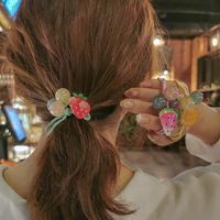 Cute Simple Summer Fruit Headband  High Elastic Rubber Band Headdress main image 5