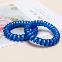 Fashion Phone Line Klein Blue Color Hair Rope Frosted Matte Hair Accessories main image 5