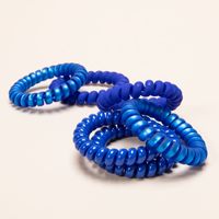 Fashion Phone Line Klein Blue Color Hair Rope Frosted Matte Hair Accessories main image 4