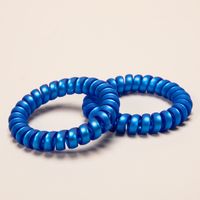 Fashion Phone Line Klein Blue Color Hair Rope Frosted Matte Hair Accessories main image 2