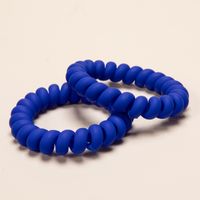 Fashion Phone Line Klein Blue Color Hair Rope Frosted Matte Hair Accessories sku image 2