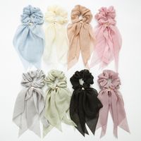 Fashion Elegant Colorful Streamer Hair Tie Double-layer Bow Women's Lace Hair Band main image 5
