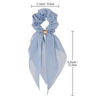 Fashion Elegant Colorful Streamer Hair Tie Double-layer Bow Women's Lace Hair Band main image 1