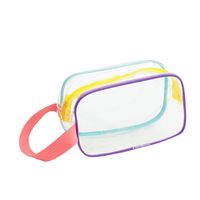 Fashion New Pvc Transparent Handbag Simple Cosmetic Sundries Storage Bag main image 4