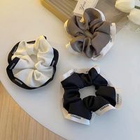 Fashion Mesh Fabric Ponytail Hair Accessories Solid Color Hair Ring main image 1