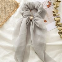 Fashion Elegant Colorful Streamer Hair Tie Double-layer Bow Women's Lace Hair Band sku image 6