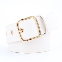 Fashion Woman Leather Metal Buckle Belt Strap For Dress Jeans Nhpo134094 sku image 5