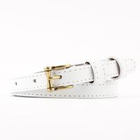Fashion Woman Genuine Leather Metal Buckle Belt Strap For Jeans Multicolor Nhpo134246 sku image 1