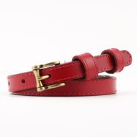 Fashion Woman Genuine Leather Metal Buckle Belt Strap For Jeans Multicolor Nhpo134246 sku image 3