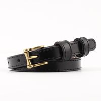 Fashion Woman Genuine Leather Metal Buckle Belt Strap For Jeans Multicolor Nhpo134246 sku image 2