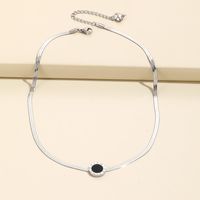 Stainless Steel Fashion Ornament Blade Chain Stainless Steel Numeral Necklace main image 1