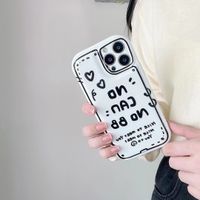 Simple English Letters Silicone 13 Pro Max Iphone Case main image 2