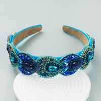 Fashion Retro Baroque Inlay Crystal Headband Hair Accessories main image 5