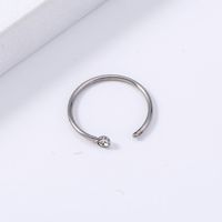 Simple Stainless Steel Piercing U-shaped Nose Ring Piercing Nose Ornaments Wholesale sku image 1