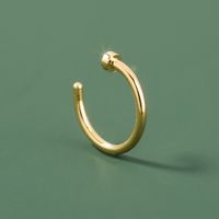 Simple Stainless Steel Piercing U-shaped Nose Ring Piercing Nose Ornaments Wholesale sku image 2