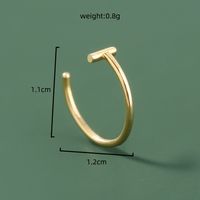Simple Stainless Steel Piercing U-shaped Nose Ring Piercing Nose Ornaments Wholesale sku image 3