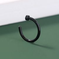 Simple Stainless Steel Piercing U-shaped Nose Ring Piercing Nose Ornaments Wholesale sku image 5
