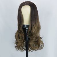 Women's Front Small Lace Mid-length Long Curly Hair Chemical Fiber Wigs main image 5