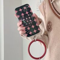 Flowing Particles Heart Shape Holder Pendant Ring 12 Iphone Case sku image 1