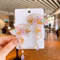 Children's Retro Style Butterfly Tassel  Clip sku image 40