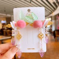 Children's Retro Style Butterfly Tassel  Clip sku image 38