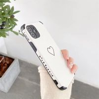 Simple Side Small Heart Pattern Iphone11 Drop-resistant Phone Case main image 6