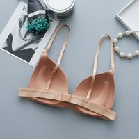 Fashion New Style Sling Solid Color Underwired Bra main image 3