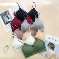 New Style Breathable Sling Underwear Solid Color Vest main image 2