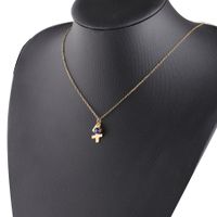 Gold Twelve Constellations Stainless Steel Necklace Lucky Birthstones Necklace sku image 9