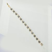 Simple Fashion Creative Star Devil's Eye Plated 18k Gold Alloy Bracelet main image 3
