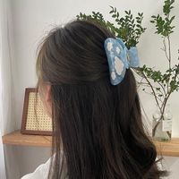 Fashion Lightning White Cloud Shaped Acetic Acid Grip Cute Hairpin Hair Accessories main image 2