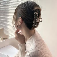 Mode Schwarz-weiß Schachbrett Plaid Barrettes Haarnadel Haar Zubehör main image 1