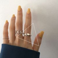 Einfacher Stil Einfarbig Thailändisches Silber Großhandel Ringe sku image 5