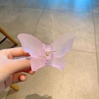 Horquilla De Verano Para Mujer Con Clip En Forma De Mariposa Transparente A La Moda sku image 4