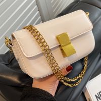 Fashion Simple Texture Chain Shoulder Crossbody Small Square Bag main image 3