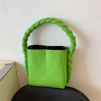 Spring And Summer New Fashion Solid Color Messenger Handbag sku image 2