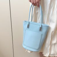 Summer New Fashion Messenger Bag Texture Portable Bucket Bag main image 5