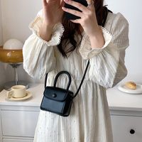 Sommer Koreanischen Stil Tragbare Kleine Quadratische Tasche Mode Schulter Umhängetasche sku image 4