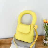 Cute Portable Pillow Bag Leisure Crossbody Shoulder Bag Parent-child Small Square Bag sku image 6