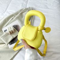 Cute Portable Pillow Bag Leisure Crossbody Shoulder Bag Parent-child Small Square Bag sku image 2