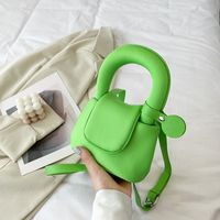 Cute Portable Pillow Bag Leisure Crossbody Shoulder Bag Parent-child Small Square Bag sku image 4