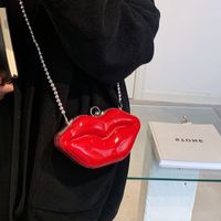 Fashion Pearl Chain Messenger Transparent Gel Bag main image 1