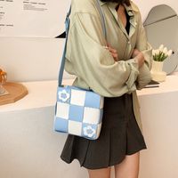 Fashion Flower Summer New Women's Colorblock Shoulder Crossbody Small Square Bag main image 5