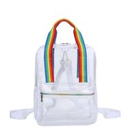 Summer New Pvc Plastic Transparent Backpack Fashion Large-capacity Backpack main image 2