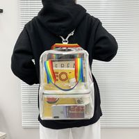 Summer New Pvc Plastic Transparent Backpack Fashion Large-capacity Backpack main image 6